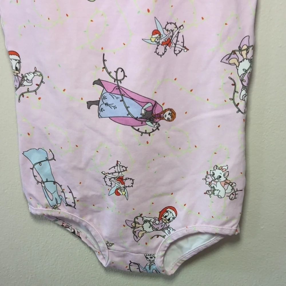 Wild Rich Kids Disney Christmas Leotard Sally Skellington Anna Elsa Size 9/10